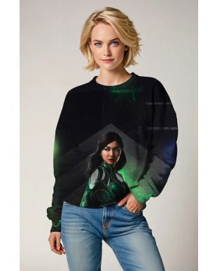 Embrace your inner hero with the Sersi Sweatshirt, featuring an awe-inspiring graphic of Sersi in action