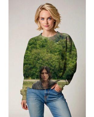 Gray Maya Lopez Sweatshirt – Bold Heroic Design