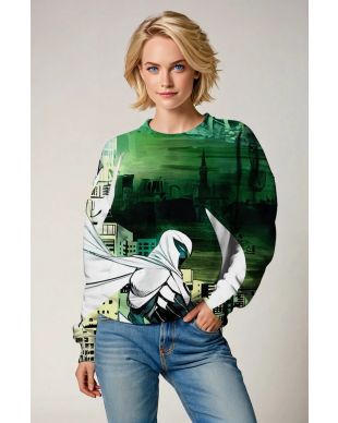 Marc Spector / Moon Knight Sweatshirt – The Enigmatic Hero in White