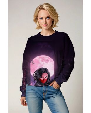 Cindy Moon Sweatshirt – Silk Spider Vibes