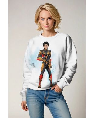 Sam Alexander Crewneck Sweatshirt – Nova this sweatshirt captures his intergalactic powers