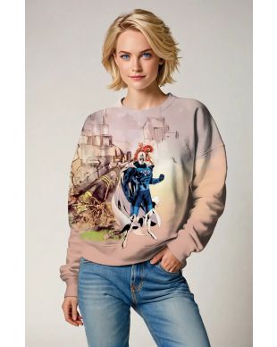 Adam Brashear / Blue Marvel Sweatshirt - Classic Beige Edition