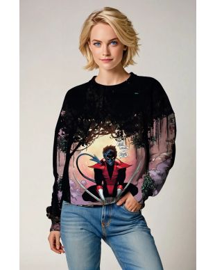 Kurt Wagner / Nightcrawler Sweatshirt - Teleporting Hero