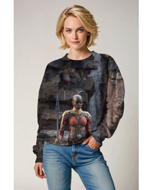 Okoye Sweatshirt - Embrace the Warrior Spirit of Wakanda