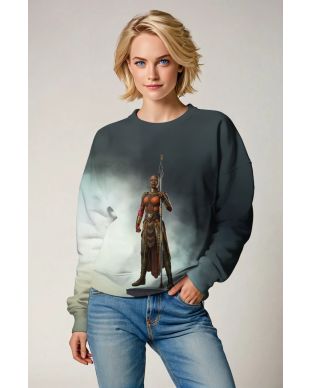 Okoye Sweatshirt - Embrace the Power of Wakanda