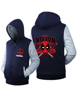 Solid Color Deadpool Movie Series Deadpool Sign Deadpool Hoodie Solid