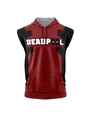 Deadpool Marvel Sleeveless Hoodie