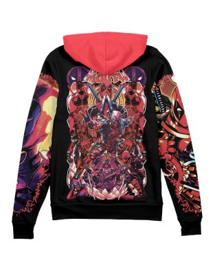 Deadpool Marvel Comics Streetwear Zip Hoodie Jacket