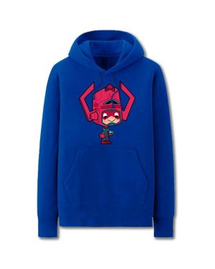 Solid Color Galactus Cartoon Style Fantastic Four Hoodie Solid