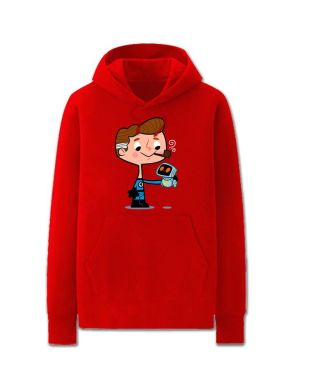 Solid Color Magical Mister Cartoon Style Fantastic Four Hoodie Solid