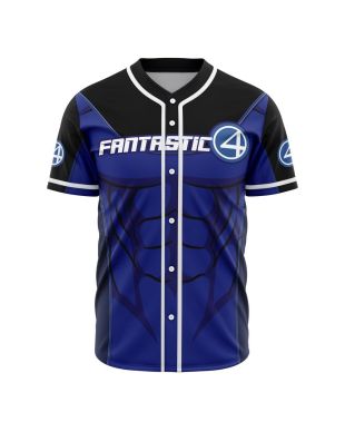 Fantastic Four Marvel Baseball Jersey