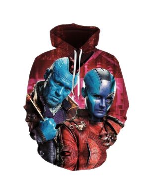 Galaxy Guard Anime Hoodie Streetwear Urban Style