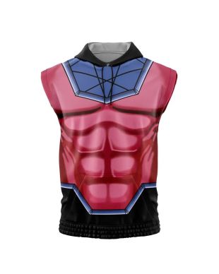 Gambit Cosplay Marvel Sleeveless Hoodie