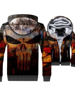 Ghost Rider Series Ghost Hoodie Streetwear Urban Style