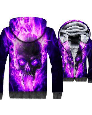 Ghost Rider Series Purpl Hoodie Purple