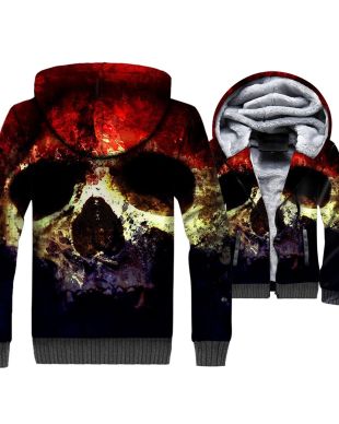 Ghost Rider Series Scarl Hoodie Graphic Urban Style