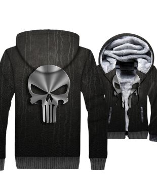 Ghost Rider Skull Series Hoodie Black