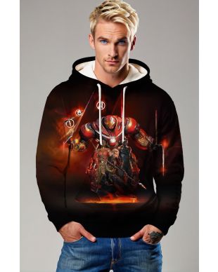 Black Avengers Battle Hoodie