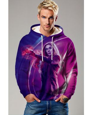 Purple Scarlet Witch Avengers Pullover Hoodie