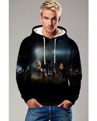 Black Avengers Hero Squad Hoodie