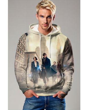 Light Beige Fantastic Wizards Hoodie – Magic in Manhattan