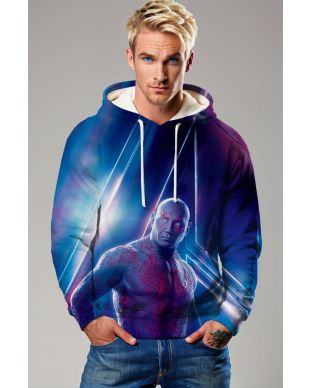 Galactic Warrior Hoodie – Blue Nova Edition