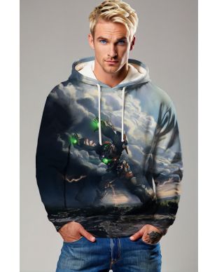 Stormstrike Mech Hoodie – Thunder Grey Edition