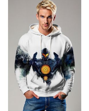 White Mecha Core Hoodie – Titan Reactor Edition