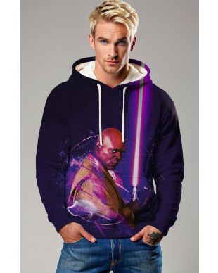 Deep Purple Jedi Hoodie – Violet Saber Edition