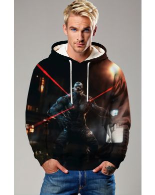 Black Venom Laser Battle Hoodie – Urban Shadow Edition
