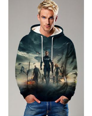 Unity Force Hoodie – Dark Green Hero Squad Pullover