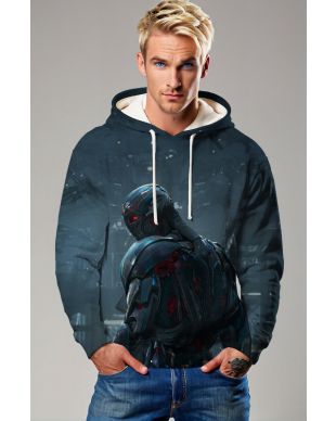 Ultron Dark Tech Pullover Hoodie – Marvel Villain Collection