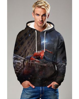 Spider-Man Hoodie – City Night Ambush