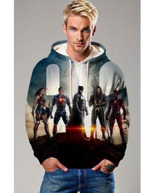 Justice League Heroes Hoodie – United in Battle
