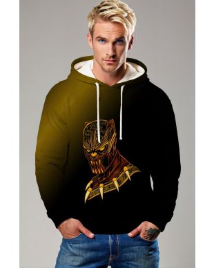 Black Panther Hoodie – Golden Warrior