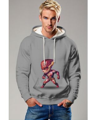 Chibi Flash Hoodie – Cute Speedster in Action