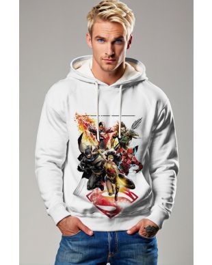 Justice League Hoodie – Comic Hero Assemble