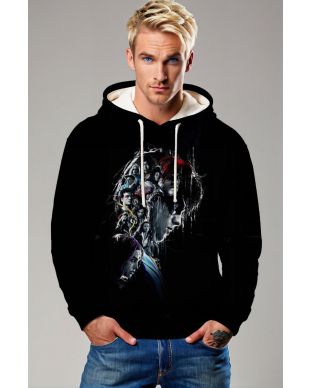 Titans Dark Silhouette Hoodie – Shadowed Heroes