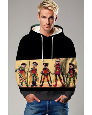 Robin Evolution Cartoon Hoodie – Sidekick Legacy