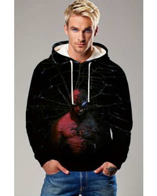 Venomized Spider-Man Symbiote Takeover Pullover Hoodie