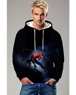 Spider-Man vs Carnage Cosmic Battle Pullover Hoodie