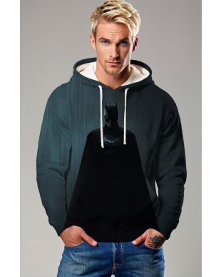 Harley Quinn Street Graffiti Hoodie – Orange & Black Punk Chaos Pullover