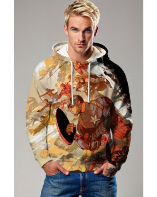 Avengers Assembled Hoodie – Vintage Golden Clash