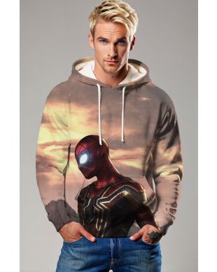 Twilight Vigil Hoodie – Sunset Red Spider Armor