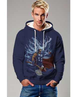 Thunderstorm Deity Hoodie – God of Thunder Ascends