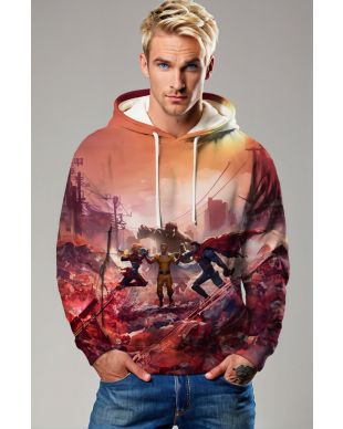 Hero Clash Hoodie – Apocalypse Burn Edition