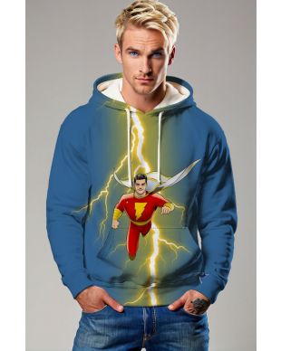 Shazam Storm Hoodie – Thunderbolt Hero Edition