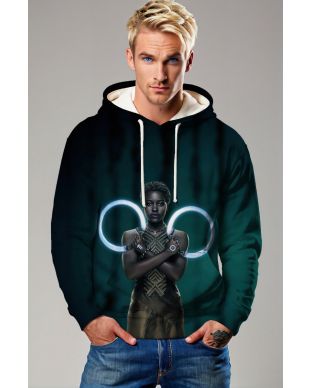 Black Panther Dark Green Hoodie