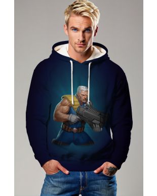 Dark Blue Nathan Summers Hoodie