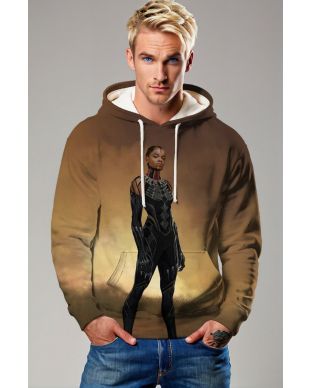 Black Panther Brown Hoodie